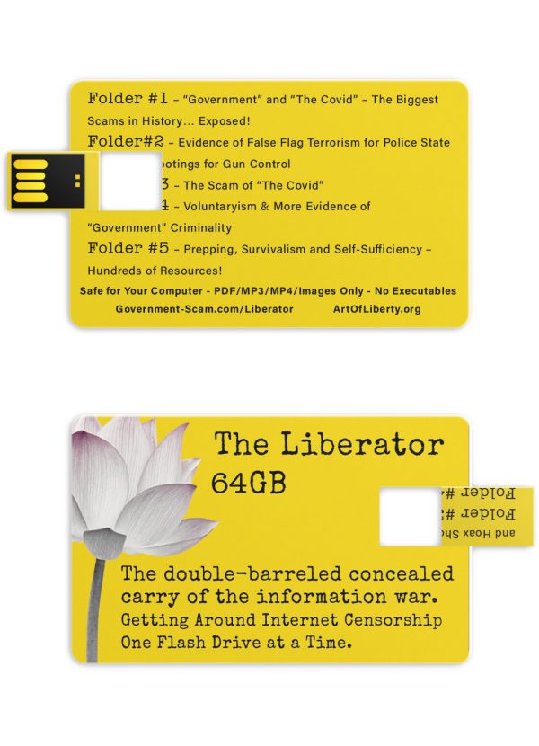 Trifecta: GovtScam + Liberator Flash Drive + The Most Dangerous Superstition - Image 5