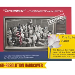 High-Resolution Hardcover of "Government" and 64gb Liberator combo