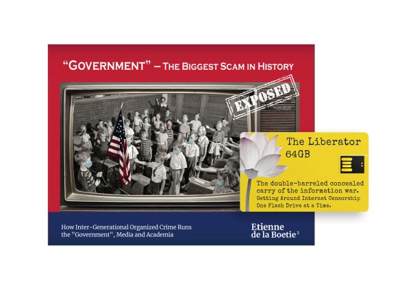 NEW: "Government" 5th Edition Softcover Book and 64GB Liberator Flash Drive Combo
