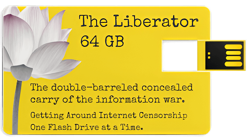 Liberator Transparent Back Front