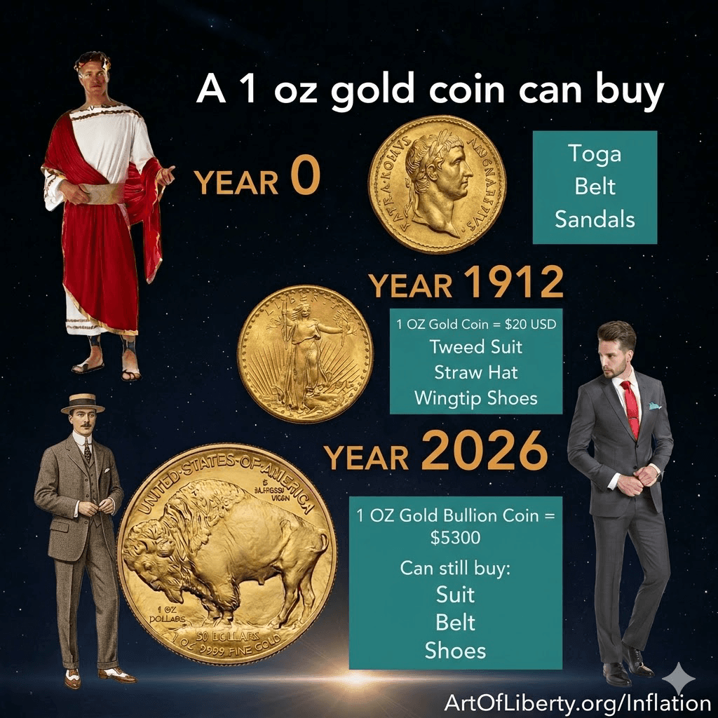 1 oz Gold Coin toga belt Sandals Suit Shoes