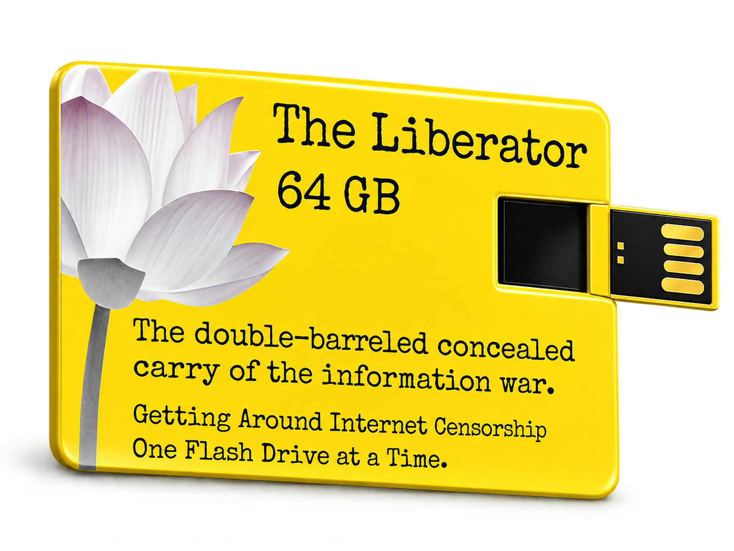 The Liberator flash drive