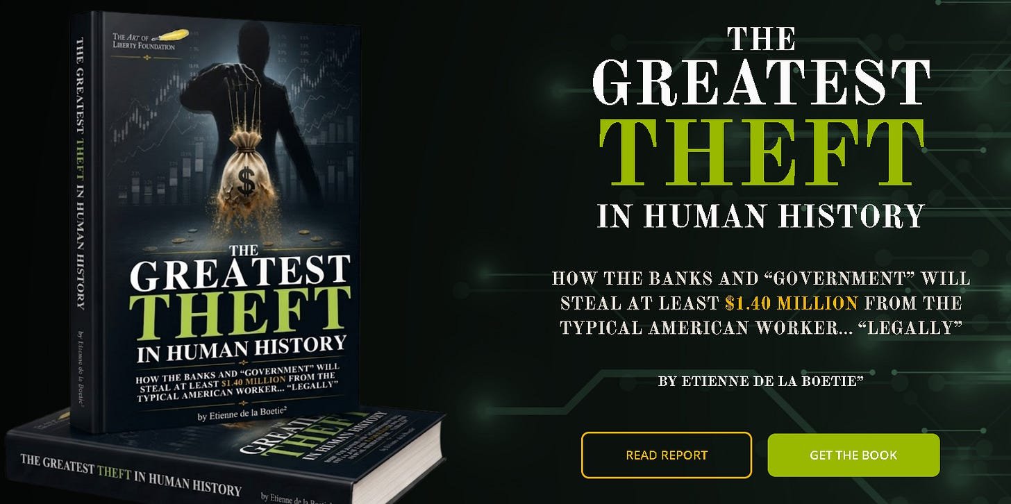 Get The Greatest Theft in Human History book at Greatest-Theft.com